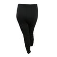 thumbnail image 2 of BAR III Womens Black Faux Leather Party Skinny Pants Plus 2X, 2 of 2