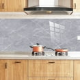 thumbnail image 3 of CTIRCHIU 10 Sheets Imitation Tile Stickers Grey Square for Kitchen Walls, 3 of 8
