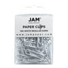 JAM Paper Standard Paper Clips, White, 100/Pack, Small 1 inch