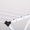 thumbnail image 2 of Tendedero plegable Soporte de metal Colgando Ahorro de espacio Multifunción Hogar Lavandería Ropa Toalla Organizador yeacher natural, 2 of 7
