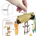 thumbnail image 6 of FORMRS Acrylic Clipboard with Low Profile Clip Standard A4 Letter Size, 12.5" x 9", Cute Animal, 6 of 8