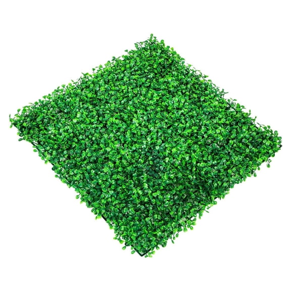 Artificial Boxwood Panels 10x10 inch, 12-Pack, UV Protected
