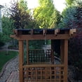 thumbnail image 4 of Shatex Shade Fabric for Pergola/Patio/Garden New Design Shade Panel with Grommets 6x20ft Black, 4 of 4