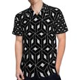 thumbnail image 4 of High Quality Hawaiian Shirts for Men Short Sleeve Aloha Beach Shirt Floral Summer Casual Button Down Shirts Blouses XHCEVS, 4 of 7