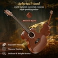 Costway 41'' Full Size Grand Auditorium Acoustic Guitar Cutaway Folk