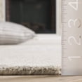 thumbnail image 4 of Safavieh  Hand-Tufted Jardin Osuma Country Wool Rug 6' x 9' - Light Grey/Ivory, 4 of 5
