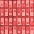 thumbnail image 1 of Ahgly Company Indoor Square Abstract Red Modern Area Rugs, 7' Square, 1 of 4
