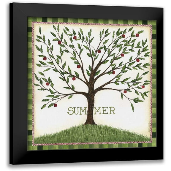 Shamp, Cindy 12x12 Black Modern Framed Museum Art Print Titled - Summer