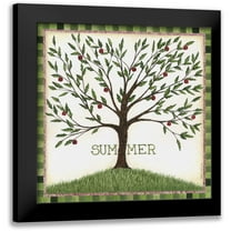 Shamp, Cindy 12x12 Black Modern Framed Museum Art Print Titled - Summer