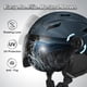 thumbnail image 4 of Casco de esquí Odoland con visera 2 en 1, color azul medianoche, 4 of 6
