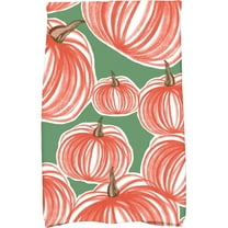 Simply Daisy 18" x 30" Pumpkins-A-Plenty Holiday Geometric Print Kitchen Towel