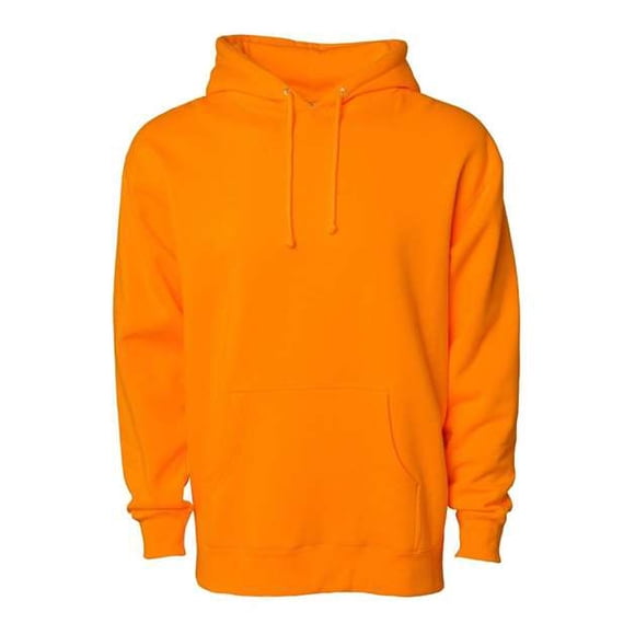 Independent Trading B22276694 Hooded Sweatshirt, Safety Orange - Medium