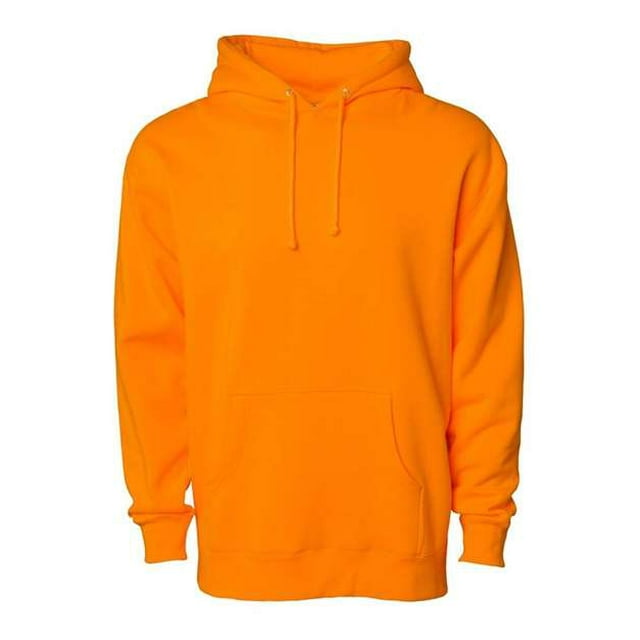 Independent Trading B22276693 Hooded Sweatshirt, Safety Orange - Small