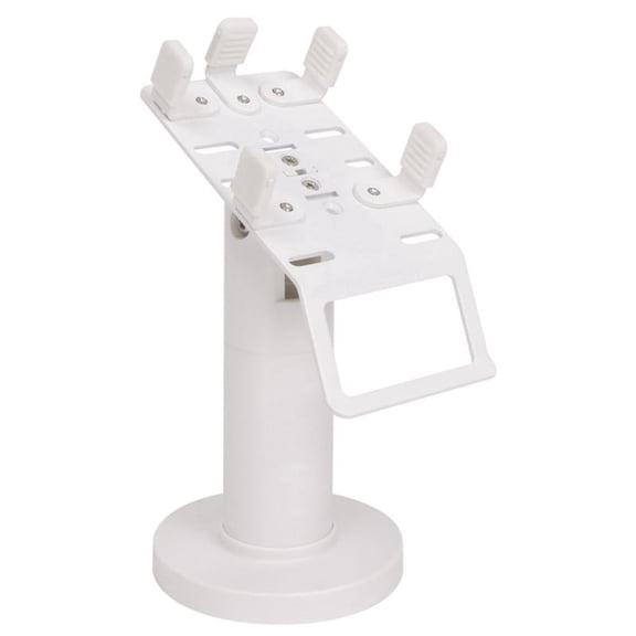Universal Pos Machine Desktop Stand Rotatable POS Cashiers Holder Rack Display Bracket for Supermarket Restaurant White