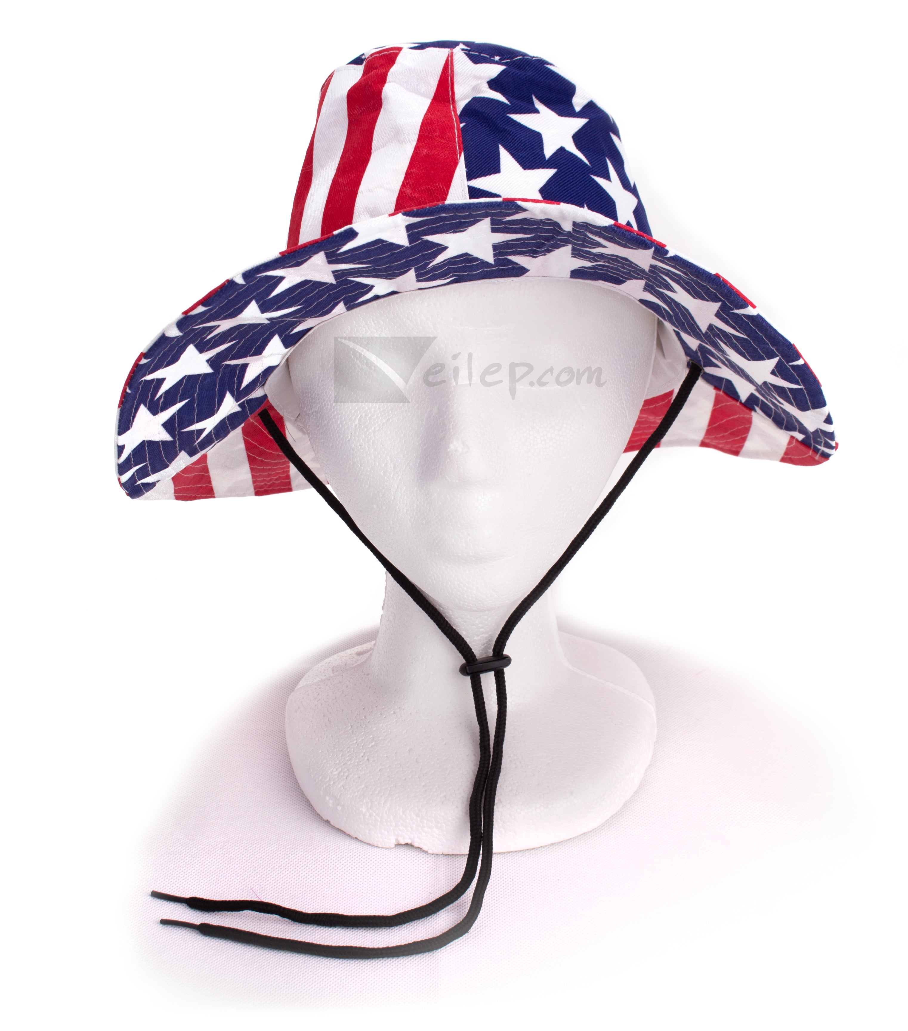 Unisex Red White & Blue Camo 4th of July Patriotic America Bucket Hat Brand New 