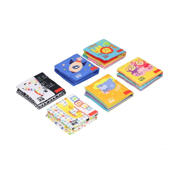 Libro de aprendizaje temprano para niños pequeños, libros de tela suave para bebés, libros de tela educativos para edades tempranas, libros de tela lavables para bebés, diseño de próxima generación
