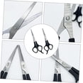 thumbnail image 6 of OFEFE 2 Pcs Sharp Hair Cutting Scissors, Stainless Steel Body and Abs Handle Multifunctional Thinning Shears for Hair Cutting, Wigs Texturizing Tools for Women Men Home Salon（Black）, 6 of 9