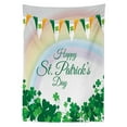 thumbnail image 3 of Ambesonne St. Patrick's Day Tablecloth Rectangular Table Cover, Rainbow Flags, 52"x70", Multicolor, 3 of 4