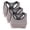 Gray 3PCS, variant on Xmarks Women's Sports Bra Racerback Padded Bra Wirefree Push-up Yoga Bra with Removable Cups Cut Out Back Fitness Running Bra