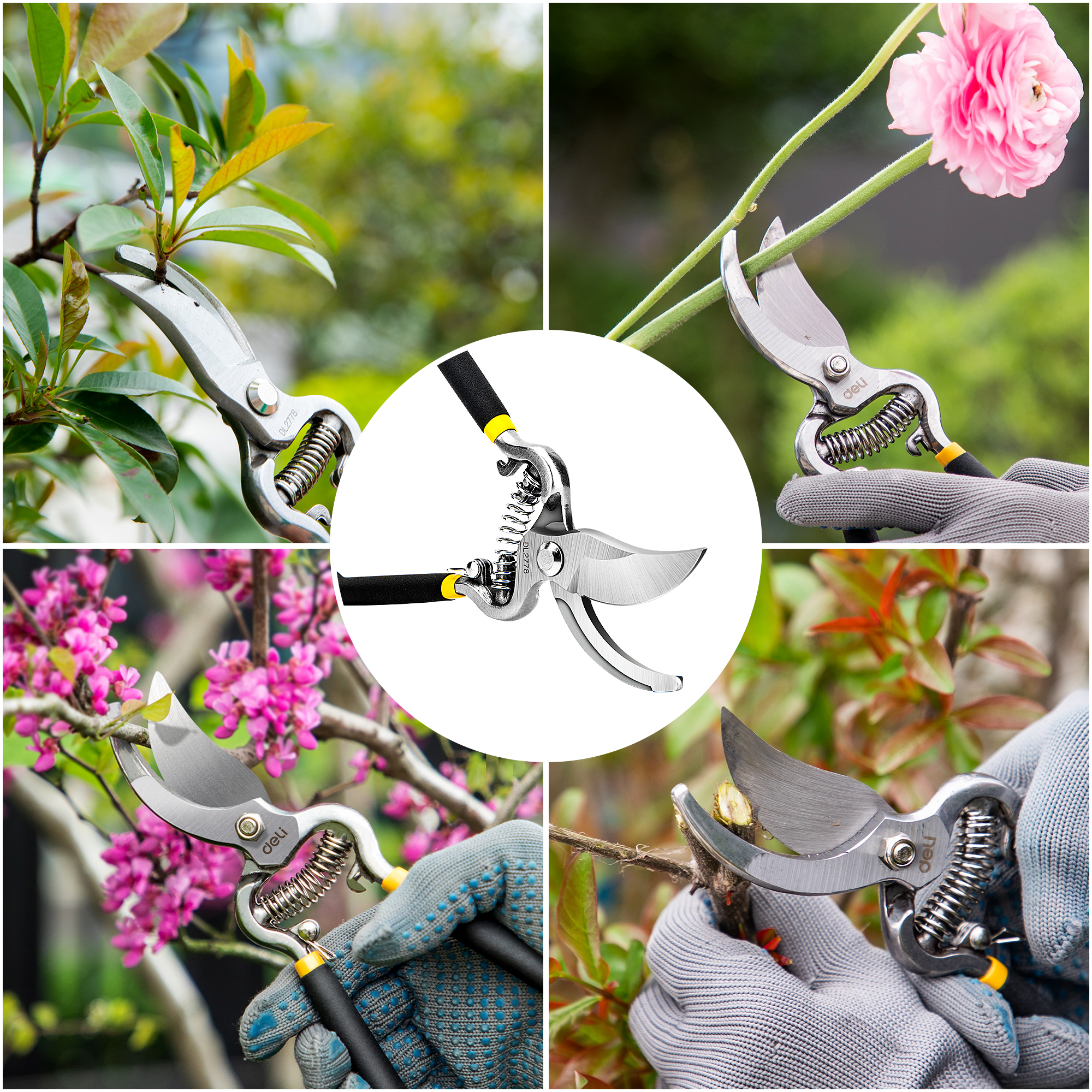 Deli Garden Pruning Shears 8 Inch Bypass photo 2