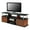 Cherry, variant on Pemberley Row Wood Cherry/Black TV Stand Rectangular 59" Easy Assembly