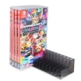 thumbnail image 3 of 2-Pack Clear Game Card Storage Holders for Nintendo Switch - Transparent Cartridge Organizer, Dustproof Slot Rack, 3 of 5