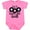 Raspberry, variant on Inktastic Oldies but Goodies Records and Music Notes Boys or Girls Baby Bodysuit