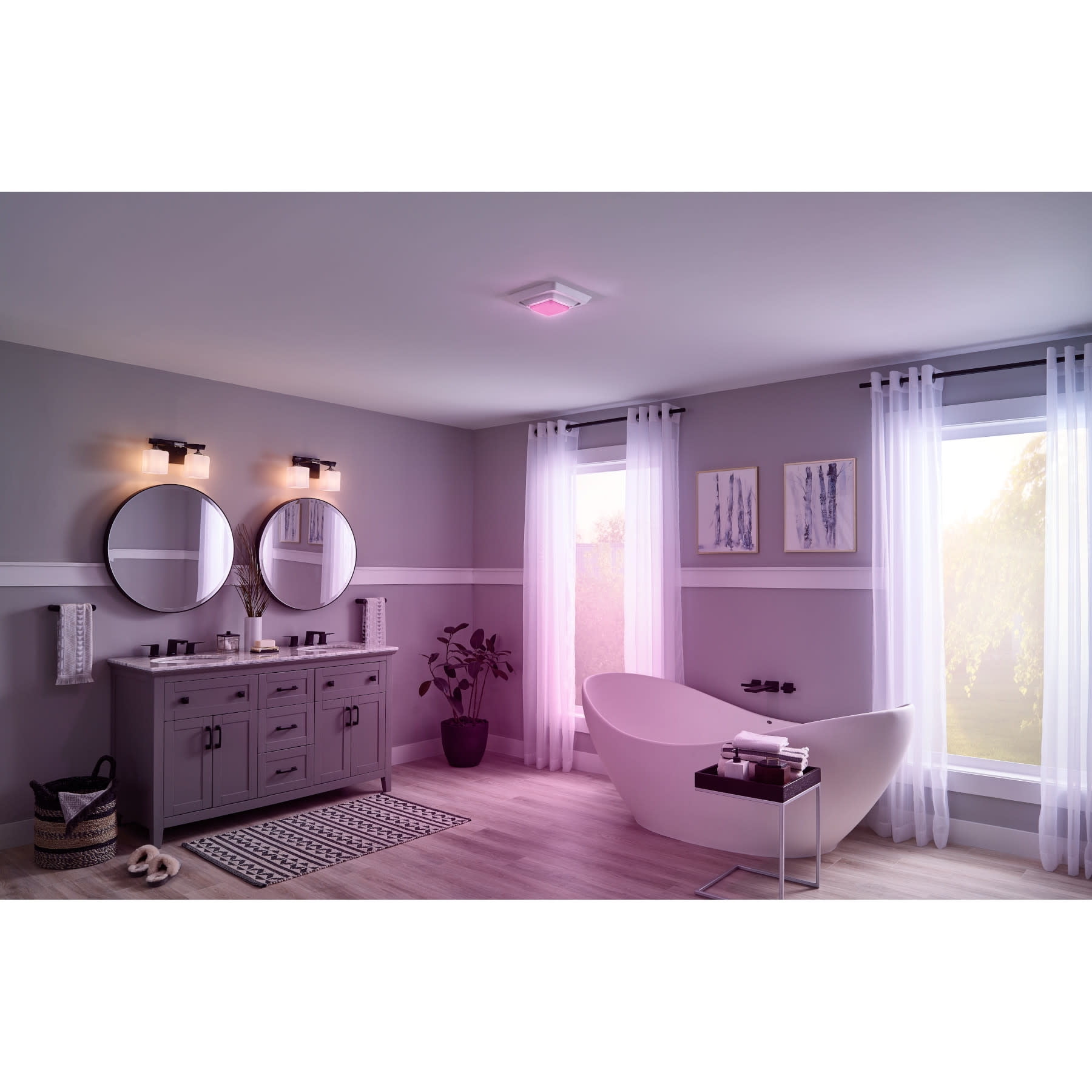 Broan-NuTone FG600RGBS Exhaust Fan Cover for Bathroom, White