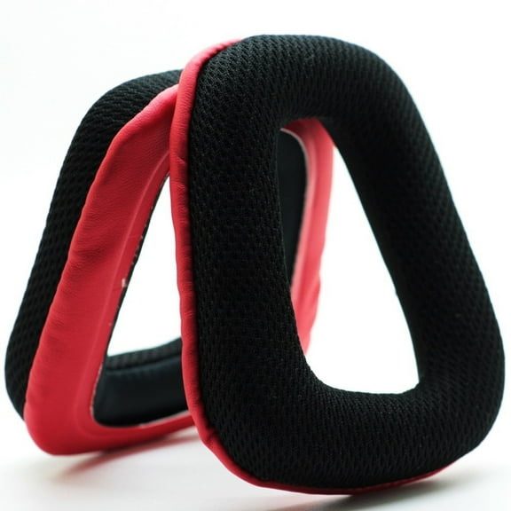 MMOBIEL Mesh Ear Pads for Logitech G Series Headsets Red Black