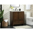 thumbnail image 2 of 30 inch single bathroom vanity in expresso, 2 of 8