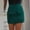 Green, variant on Womens Corduroy Mini Skirt High Waisted Basic Casual A-line Short Fall Winter Skirts with Pockets