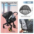 thumbnail image 4 of Mosquitera Youpinby para silla de auto de bebé, negra, 4 of 7