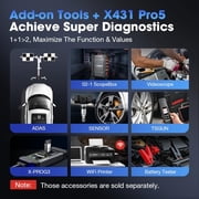 LAUNCH X431 PRO5 Diagnostic Scanner, J2534 ECU C0ding, Topology Mapping, 2-Year Updates, Intelligent Diagnostics