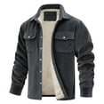 thumbnail image 1 of Ceisia Men's Outdoor Sports Jacket Long Sleeve Winter Regular Fit with Button Gift, 1 of 3