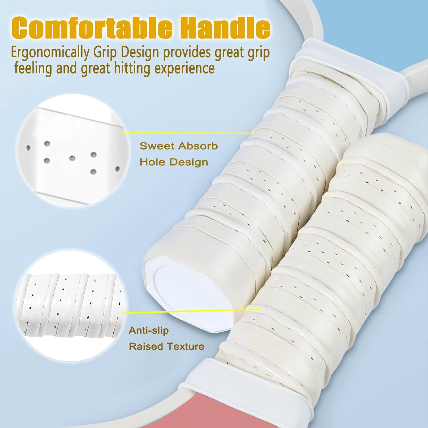 Pickleball Paddles Set of 4, Lightweight and Durable Pickleball Set Pickle Ball Rackets Premium Wooden with 4 Balls