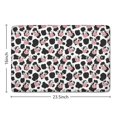 thumbnail image 5 of White Cow Black Spot Pattern Flannel Non Slip Door Rugs,Washable Door Mats Indoor,Decorative Door Mats,Dirt-Resistant and Absorbent Doormat for Entrance,Bedroom,Kitchen,Bathroom,23.5x16in(60x40cm), 5 of 5