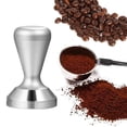 thumbnail image 4 of Tamper de café profesional Tamper de café expreso, Tamper de café expreso Barista para café molido Accesorio para máquinas de café expreso Barista 53 mm Plata Sunnimix Manipulación de café, 4 of 8