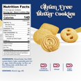 thumbnail image 2 of Keto Butter Cookies - Sugar Free Danish Shortbread Gift - Gluten Free, Low Carb (1 tin, 12 oz), 2 of 5