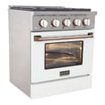 thumbnail image 3 of Kucht Professional 30" Stainless Steel Natural Gas Range in Rose Gold/Silver, 3 of 9