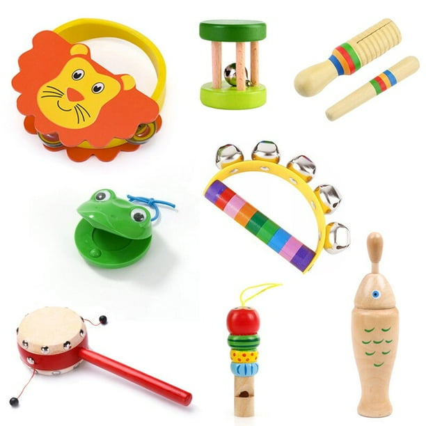 Juguetes musicales para bebes instrumentos musicales para ninos educacion de aprendizaje para ninos de 1 2 3 4 5 y 6 anos Fivean unisex Walmart en linea