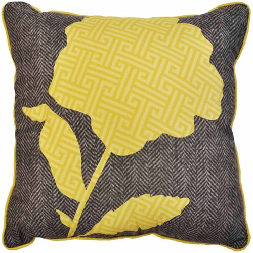 Yellow Flower Decorative Pillow - Walmart.com