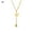 H One size, variant on Fashion Stainless Steel Letter Necklace For Women Necklace 26 Drop Letter D1M5