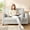 Beige Loveseat, variant on Loveseat Sofa, 52" Love Seat for Small Spaces, Mid Century Sofa Accent Chair, Solid Wood Frame, Tool-Free Assembly, Comfy Sofa Couch for Bedroom, Living Room, Beige