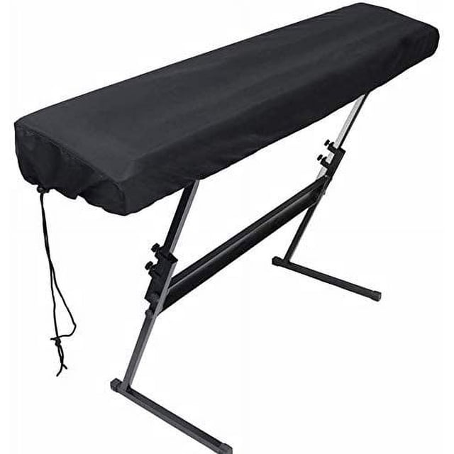 Cubierta protectora para teclado de piano de 88 teclas (134 * 29 * 19 cm), cubierta protectora para piano digital Cubierta a prueba de polvo con cable estirable para Yamaha Roland Casio