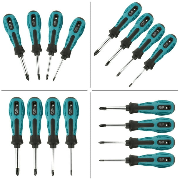 Juego de 4 destornilladores tipo Y de precisión con herramienta manual multifuncional magnética