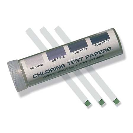 Chloramine Test Strips - Lamotte 4250-BJ Chlorine Test Strips, 0 to 200 PPM - Pack of 200