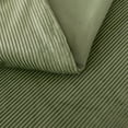 thumbnail image 6 of Lush Decor Arden Ribbed Corduroy Comforter 2 Piece Set Twin/ Twin Xl Olive - Green Bedding Set - Velvet Comforter - Kids Bedding - Dorm Decor - Retro Decor, 6 of 11