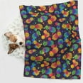 thumbnail image 6 of Pofeuu Colorful Pineapples1 Print Puppy Blanket,Dog Blankets,Pet Blanket Cozy Cat Blankets for Indoor Cats, Fuzzy Pet Blanket for Kitten Doggy Dog Blankets-Large, 6 of 8