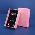 thumbnail image 4 of Thickened Kraft Paper Jewelry Packaging Box Necklace Ring Storage Gift Box High-end Diamond Patterned Jewelry Box, 4 of 4