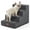 Gray, variant on 4-Tier Dog Stairs / Non-Slip Pet Steps for Small & Medium Dogs